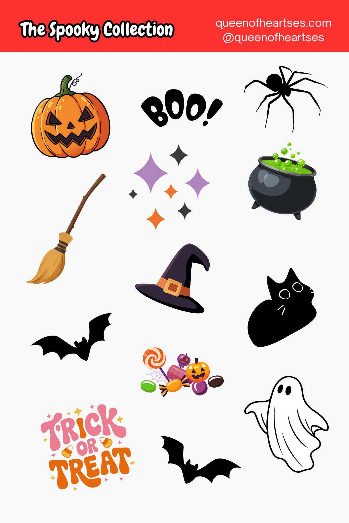 Spooky Waterproof Vinyl Sticker Sheets