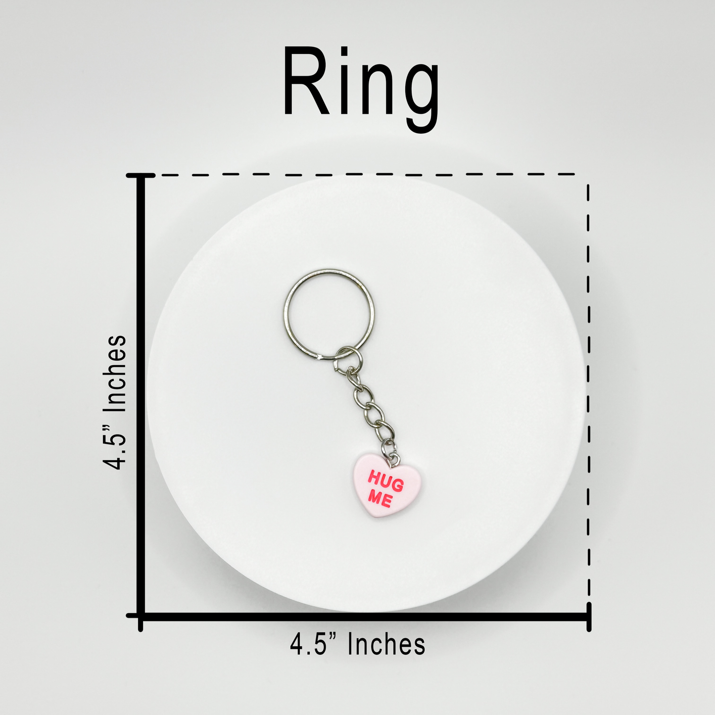 Add a touch of sweetness to your everyday! Our pink candy heart phone charm and keychain is the perfect accessory for Valentine’s Day and beyond. Cute, durable, and versatile, it’s the perfect gift for yourself or a loved one.