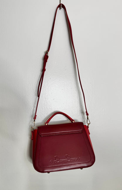 The Bun Bun Shop - Mini Red Hand Bag with Detachable Bow and Shoulder Strap