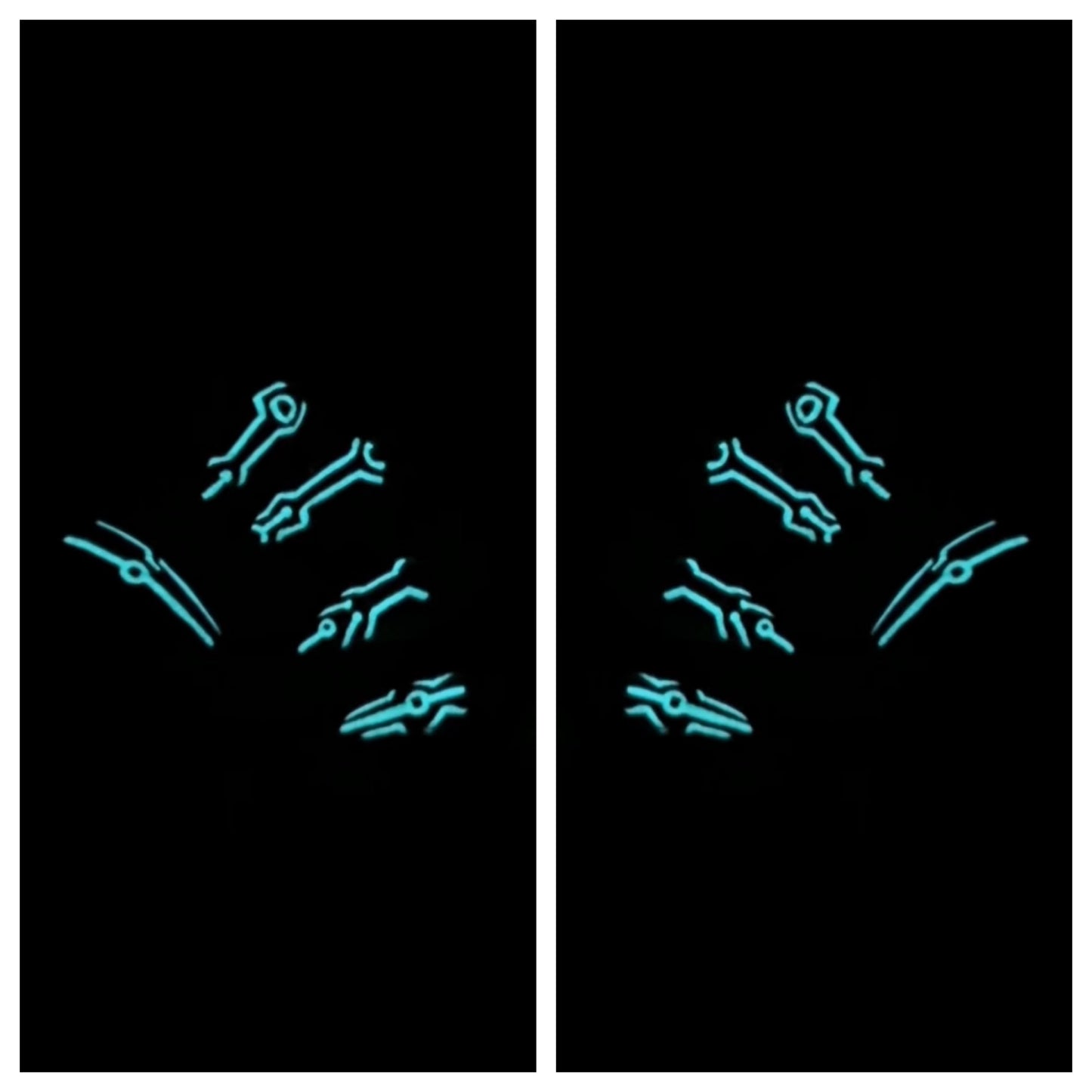 Get ready for "The Grid" with these stunning, glow in the dark press-on nails. Featuring a black base and red grid design with a glossy finish. Each set is a miniature work of art, meticulously designed and hand-painted, adding a unique flair to any occasion. No time for salon appointments? Say hello to instant glamour that’s ready whenever you are. Our durable, high-quality press-ons offer a flawless, comfortable fit and are designed to last.&nbsp;