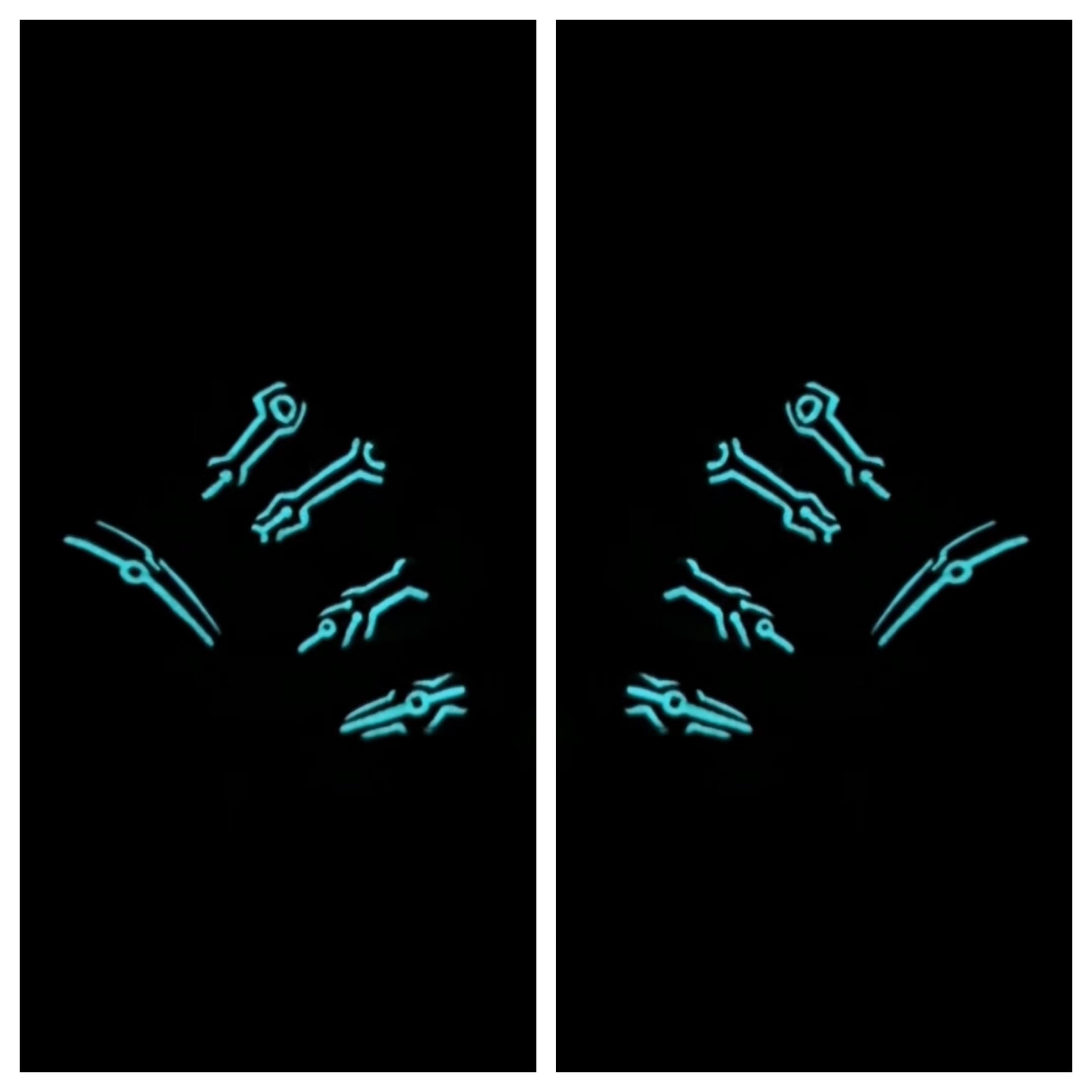 Get ready for "The Grid" with these stunning, glow in the dark press-on nails. Featuring a black base and red grid design with a glossy finish. Each set is a miniature work of art, meticulously designed and hand-painted, adding a unique flair to any occasion. No time for salon appointments? Say hello to instant glamour that’s ready whenever you are. Our durable, high-quality press-ons offer a flawless, comfortable fit and are designed to last.&nbsp;