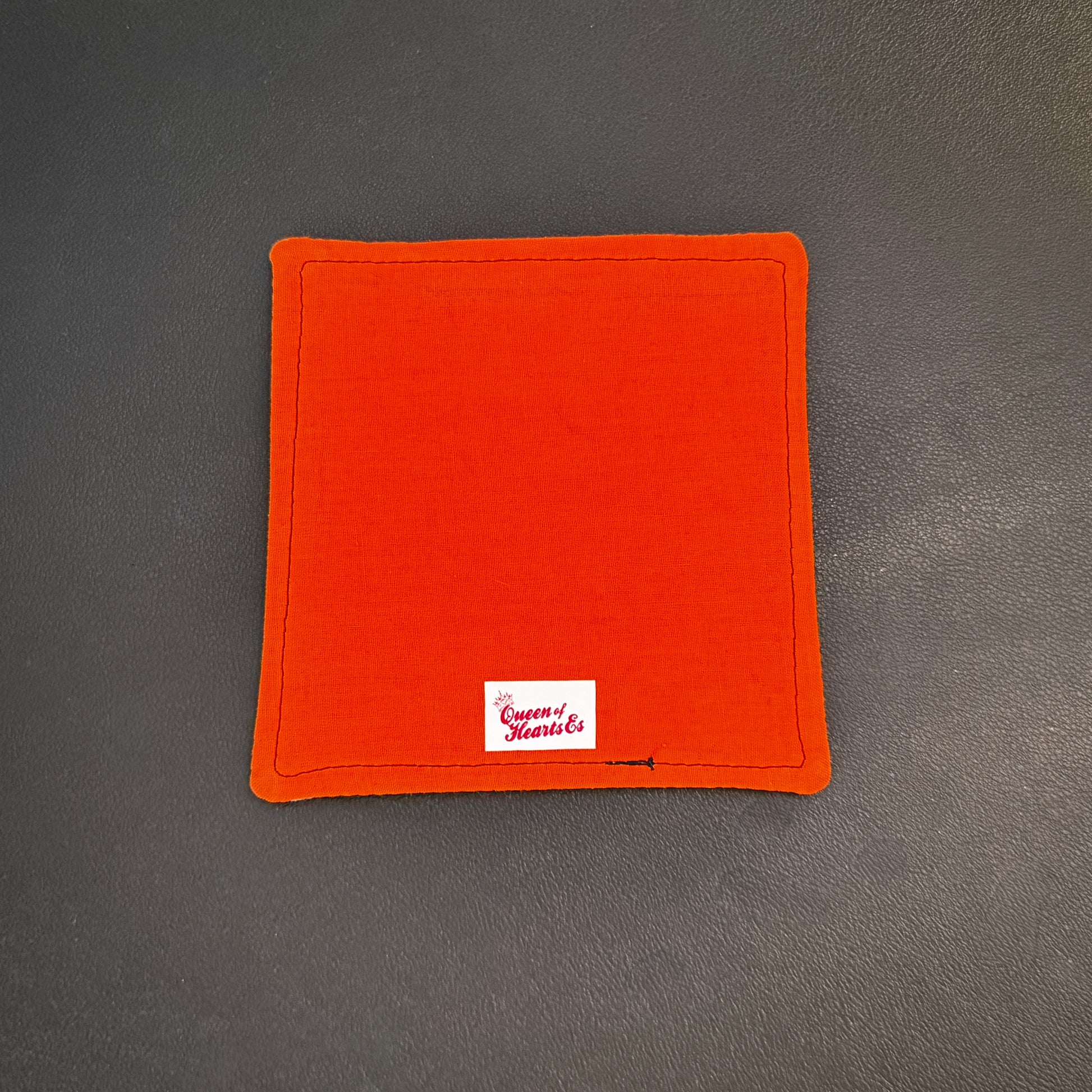 Celebrate the sweeter side of the spooky season all year round with this matching set of 4 handmade cotton coasters. Perfectly capturing a playful, retro autumn kitsch aesthetic, these drink mats bring a vibrant, nostalgic pop of color to any alternative home decor collection.