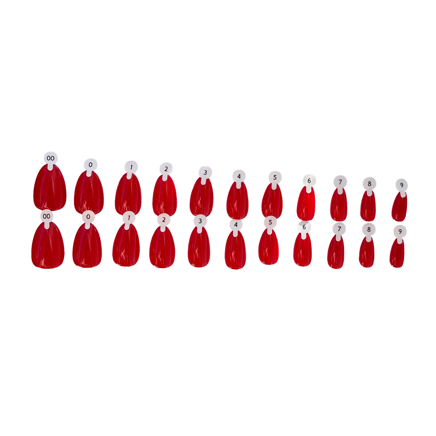 Colored Press-On Nail Sizing Kit - Manicure
