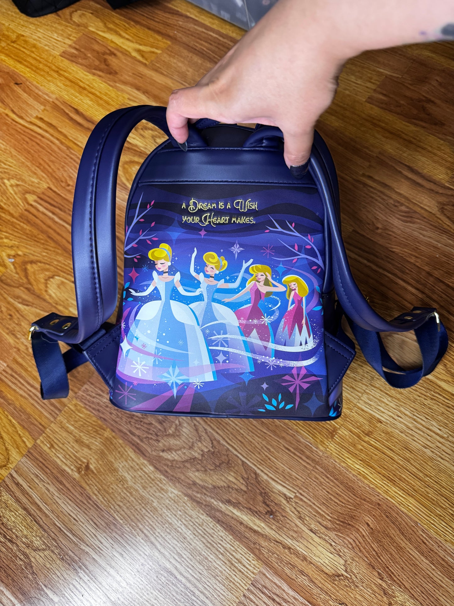 Loungefly Disney Cinderella Princess Castle Mini Backpack and Matching Wallet