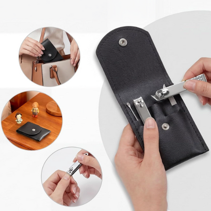 4-in-1 Compact Travel Nail Clipper & Tool Set (1pc)