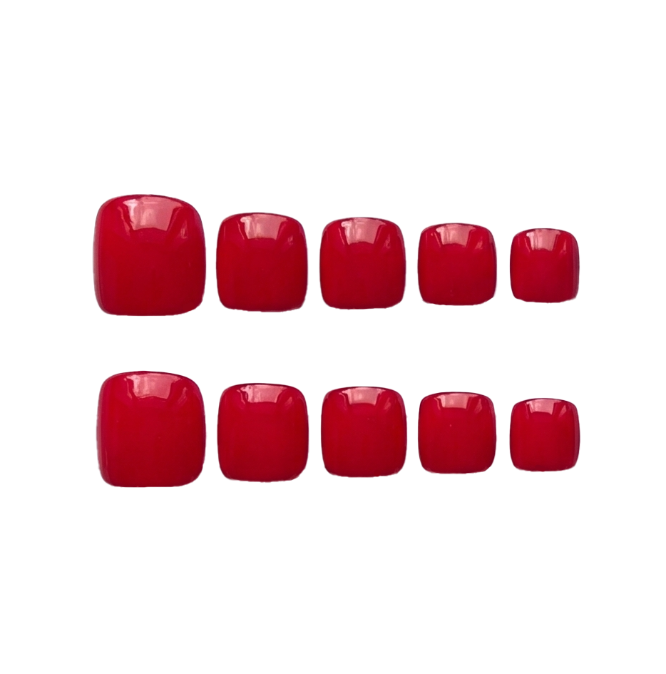 The Cherry Red Set - Pedicure