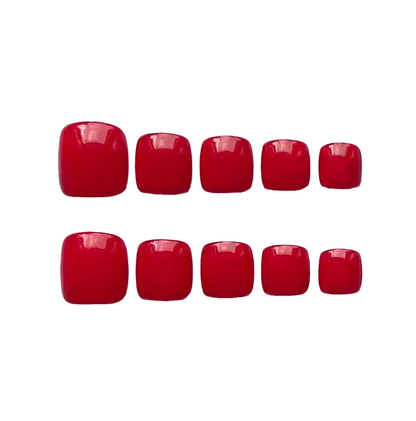 The Cherry Red Set - Pedicure