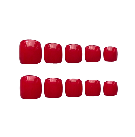 The Cherry Red Set - Pedicure