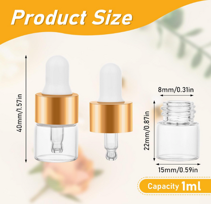 Mini Vegan and Fragrance-Free Cuticle Oil (1ml) - (1pc)